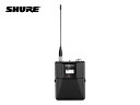 SHURE ( シュア ) QLXD1-JB ◆ ボディーパック型送信機 ◆ QLXD4J-JB用、トランスミッター［ 商品説明 ］ 軽量ながらメタル製の筐体を採用し、高い剛性を獲得。 豊富なマイクロホンを接続可能なボディーパック型送信機。 ◇受信機 QLXD4J-JB用、トランスミッター ・質量138gの軽量ボディー（除電池）ながらメタル製シャーシを採用し、高い剛性を獲得。 ・ヘッドウォーン/ラベリア/楽器用マイクロホンやギター/ベース用接続ケーブルなど多彩なアクセサリーを用意。 ・20Hz〜20kHzの周波数レンジをフラットな特性で伝達するデジタル・ワイヤレス技術。 ・120dBを超える広大なダイナミックレンジ。 ・RF出力パワーは1mW、10mWで設定可能。 ・バックライト付きの液晶画面はグループ/チャンネル設定や周波数、電池残量などの情報を視認性高く表示。 ・電源スイッチのONロック機能と周波数ロック機能を搭載し、誤操作を防止。 ・専用リチウムイオン充電池SB900のほか、単3形アルカリ乾電池&times;2で駆動。SB900の場合は最大10時間、アルカリ乾電池の場合は最大9時間の長時間駆動を実現。 ?［ QLXD1-JB 仕様 ］ ◆送信周波数 ・QLXD1-JB B帯(806〜810MHz)30チャンネルのうち任意の1チャンネル ◆電波形式 ・G1D、G1E ◆送信出力 ・B帯 1mW、10mW ◆アンテナ形式 ・1/4波長ホイップ、50&Omega; ◆最大入力レベル(1kHz、THD1%) ・8.5dBV(7.5Vpp) ◆ゲイン調整範囲 ・0〜+21dB(3dBステップ) ◆電源 ・単3形アルカリ乾電池&times;2、もしくは専用リチウムイオン充電池SB900 ◆電池寿命 ・約9時間(アルカリ乾電池)、約10時間(SB900) ※使用環境によって異なる ◆寸法・質量 ・幅65&times;高86&times;奥行23mm、約138g(除電池) ◆付属品 ・単3形アルカリ乾電池&times;2、マイクポーチ ?　