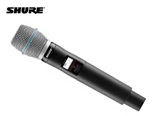 SHURE ( シュア ) QLXD2/B87C-JB ◆ ハンドヘルド型送信機 BETA87Cマイクヘッド B帯モデル ［ QLX-D Series ］