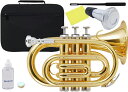 Kaerntner ケルントナー KTR-33P GOLD ポケットトランペット ゴールド ミニ トランペット B♭ KTR33P GD 管楽器 セット D 北...