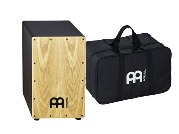 Meinl ( マイネル ) MCAJ100BK-AS+ 純正ケース付 カホン cajon パーカッション【MCAJ100BK-AS+】【在庫有り 】 ビギナー 余興 打楽器 アコースティック ストリート 初心者 CAJON ドラム