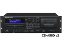 TASCAM ( タスカム ) CD-A580 v2 ◆ 業務用カセットレコーダー/CDプレーヤー/USBメモリーレコーダー ［CDA580］