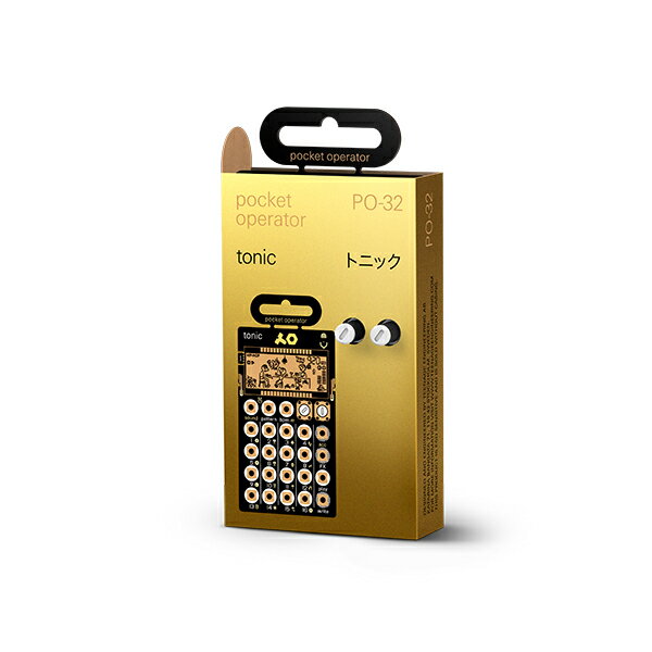 Teenage Engineering ( ティーンエイジ エンジニアリング ) PO-32 tonic ◆ pocket operator 【取り寄せ商品 】 ◆【ガジェット シンセサイザー】【リズムマシン】【DTM】