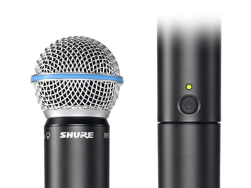 SHURE ( シュア ) BLX2/BETA58A ◆ BLXハンドヘルド型送信機 ダイナミック型カーディオイド マイクロホンカプセル搭載 BLX2/B58-JB【5月10日時点、少数在庫あり △ 】 2