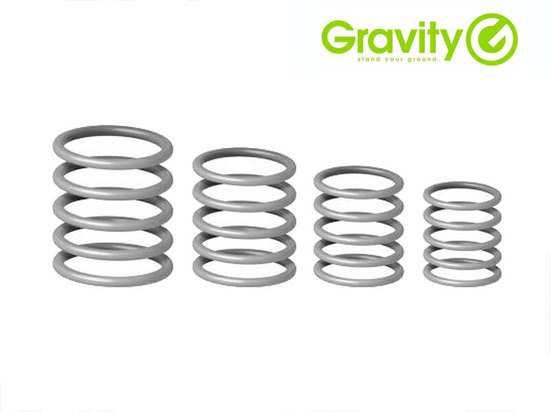 &nbsp;Gravity ( グラビティー ) GRP5555 GRY1　グレー (Concrete Grey) ■ Gravityスタンド用 ユニバーサルリングパック コンクリートグレイ &nbsp; Product type : Stands and Tripod Accessories &nbsp; Gravityスタンド用のG-RING Universal Ring Packです。 GravityのG-RING対応スタンドのリングを交換することにより視覚的効果を演出。 ステージ上の位置やパフォーマー別の色分けなど用途は色々です。 貴方好みのカラーに演出してみてください。 &nbsp; [ GRP5555 G-RING Universal Ring Pack 内容 ]&nbsp; &nbsp; Colour : Concrete Grey ・15mm &times; 5個 ・20mm &times; 5個 ・25mm &times; 5個 ・30mm &times; 5個 &nbsp;［ GRP5555 対応機種 ］&nbsp; Gリング必要個数 ▼ 型番 15mm RING 20mm RING 25mm RING 30mm RING ・GMS43 (GMS43B) &nbsp;&nbsp; 三脚タイプ ストレートマイクスタンド 1個 4個 - - ・GMS4322B &nbsp;&nbsp; 三脚タイプ 2段式 ブームマイクスタンド 2個 4個 1個 - ・GMS4222B &nbsp;&nbsp; 三脚タイプ 2段式 ショートブームマイクスタンド 2個 4個 1個 - ・GMS23(GMS23B) &nbsp;&nbsp; 丸ベース ストレートマイクスタンド - 1個 - - ・GMS2322B &nbsp;&nbsp; 丸ベース 2段式 ブームマイクスタンド 1個 1個 1個 - ・GMS2222B &nbsp;&nbsp; テレスコピック 丸ベース ショートマイクスタンド 1個 1個 1個 - ・GKSX2 &nbsp;&nbsp; ダブルX型 キーボードスタンド 1個 4個 - 4個 ・GSP4722B (1本) &nbsp;&nbsp; ハンドクランク付 スピーカースタンド 1個 2個 3個 - &nbsp;　