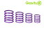 Gravity ( ӥƥ ) GRP5555 PPL1ѡץ (Power Purple)  Gravityѡ˥С󥰥ѥå ѥѡץ