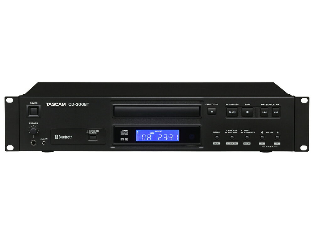 TASCAM ( タスカム ) CD-200BT ◆ Bluetooth対応 CDプレーヤー 【5月17日時点、在庫あり 】