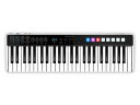 音楽制作に必要な機能すべてを1台に凝縮したコントローラー ◆ iRig Keys I/O 49 ◆ iRig Keys I/Oシリーズは、伝統的なコントローラーの概念を進化させます。 49鍵のフル・サイズ鍵盤、最高96kHzのサンプリング・レートに対応した24-bitのプロ仕様のオーディオ・インターフェース、ステレオ・バランス出力端子、ヘッドフォン出力端子、そして、ラインやマイク、楽器を接続するファンタム電源対応のモノラル・コンボ入力端子など、音楽制作に必要な機能すべてを1台に凝縮した、市場唯一のコントローラーです。ホスト機器とケーブル1本でプラグ＆プレイ接続できますから、セットアップも簡単。多機能ながらも極めてコンパクトなサイズは、持ち運びにも便利です。 しかも、市場最小クラスのフル・サイズ鍵盤でもあるiRig Keys I/O 25とiRig Keys I/O 49は、限られたスペースでの作業や持ち運びにも便利な、コンパクトで軽量なボディを誇ります。単3乾電池での電源供給も可能ですから、モバイル・ユースに最適です。 Apple MFi準拠のキーボード・コントローラーでもあるiRig Keys I/Oは、iOS 4.3以降がインストールされたすべてのiOS機器に対応しています。まさに&ldquo;Made for iPod, iPhone, iPad&rdquo;。ヘッドフォン出力端子を備えていないiPhone 7でも、キーボードとオーディオ入力、さらにはオーディオ出力までもが同時にご利用いただけるのです。Apple iOS機器用にはLightning接続ケーブル、Mac/PC用にはUSB接続ケーブルが同梱されており、箱から出したらすぐにプラグ＆プレイでお使いいただけます。 さらにiRig Keys I/Oには、サウンド＆グルーヴ・ワークステーションのSampleTank 3のフル・ヴァージョン、オーケストラ音源Miroslav Philharmonik 2 CE、ヴィンテージ・シンセ音源Syntronik Pro-V、ミキシング / マスタリング用プラグイン・スイートのT-RackS Deluxeなどなど、日本円にして、総額約77,000円（iRig Keys I/O 25）/ 約97,000円（iRig Keys I/O 49）相当のIKソフトウェア / モバイル・アプリが付属しています。まさに究極の音楽制作ステーションと言えるでしょう。◆? iRig Keys I/O 49 主な仕様 ◆ サイズ（幅&times;奥行&times;高さ） ?● 693 &times; 208 &times; 65 （mm） ◆ 重量 ?● 2.18 kg ◆ 鍵盤数 ?● 49 ◆ 動作条件 　■ MAC ● macOS 10.6 or later. One free USB port. 　■ Windows ● Fully supports Windows 10 WASAPI for low latency audio. One free USB port. (ASIO4ALL is required on Windows 7 and 8 for low latency audio. See our FAQ here for further details.) NOTE: on Windows XP iRig Keys I/O works only as MIDI controller.◆ご注文前に必ずご確認ください。弊社店舗また他のサイトでも販売を行っております。 在庫状況の更新は迅速な対応を心がけておりますが、タイムラグが発生する場合がございます。その為、ご注文のタイミングで完売している場合がございますので、誠に申し訳ございませんが何卒ご了承ください。 ? ※上記製品仕様は2017年01月時点のものです。 随時更新するよう努めてはおりますが、最新状況は常に変動するため合わせてメーカーでもご確認下さい。