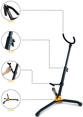 Hercules ( ハーキュレス ) DS535B バリトンサックススタンド トランペットスタンド アダプター DS501B baritone saxophone stands trumpet セット　北海道 沖縄 離島不可 2