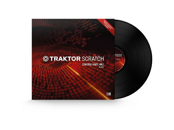 Native Instruments ( ネイティブインストゥルメンツ ) TRAKTOR SCRATCH Control Vinyl MK2 Black PC DJ【取り寄せ商品 】