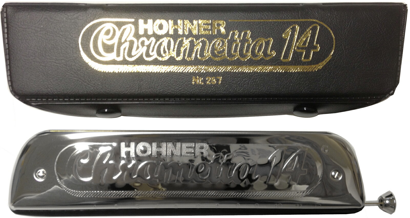 HOHNER ( z[i[ ) Nb^14 N}`bNn[jJ 14 C XCh n[jJ 257/56 Chrometta 14 y Chromatic Harmonica@@kC  s