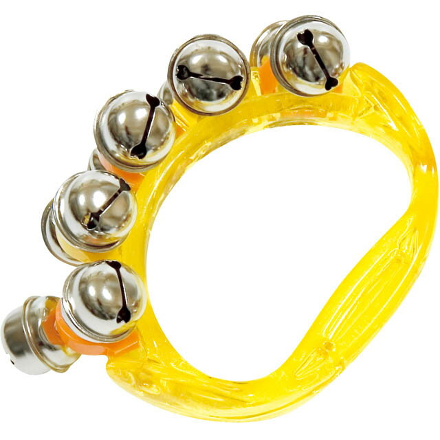 HB500 リングベル イエロー 1個 楽器 鈴 ジングルベル リングタイプ ハンドベル こども パーカッション HB-500 YELLOW Ring bell 　北海道 沖縄 離島不可