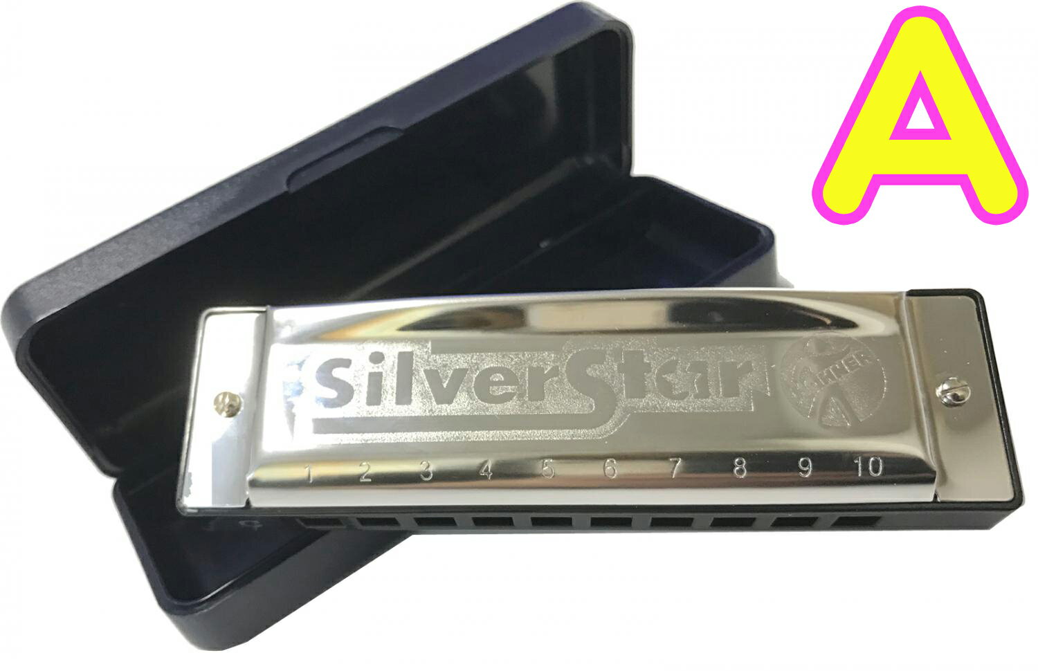 【箱なし アウトレット】【メール便出荷品】 HOHNER ( ホーナー ) シルバースター 504/20 A調 Silver Star 10穴 ブルースハープ テンホールズ ハーモニカ 樹脂ボディ blues harmonica　北海道 沖縄 離島不可