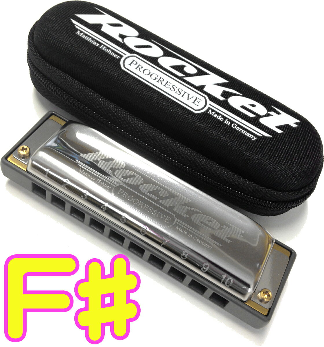 HOHNER ( ホーナー ) The Rocket 2013/20 F♯ ザ ロケット 10穴 ブルースハープ テンホールズ ハーモニカ 樹脂ボディ 10ho...