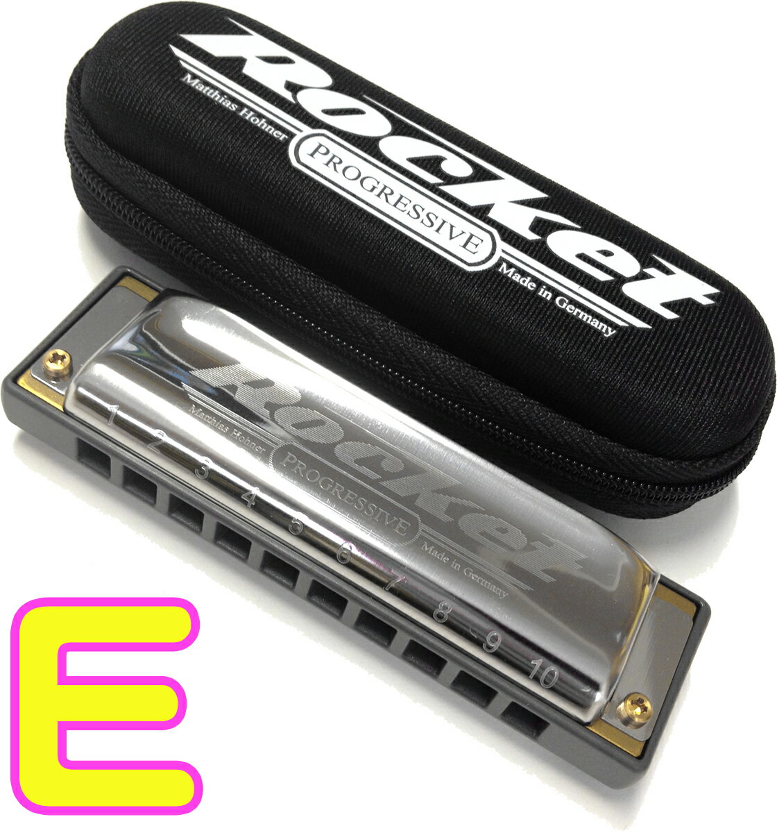 HOHNER ( ホーナー ) The Rocket 2013/20 E　ザ ロケット 10穴 ブルースハープ テンホールズ ハーモニカ 樹脂ボディ 10holes blues harmonica　北海道 沖縄 離島不可