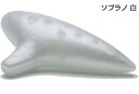 NIGHT ( ナイト ) Pla Ocarina ソプラノ ホワイト プラオカリナ スケルトン プラスチック オカリナ SC soprano ソプラノC white 初心者 こども 楽器 ソプラノオカリナ 白色 北海道 沖縄 離島不可