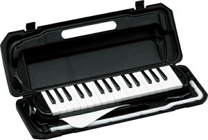 鍵盤ハーモニカ 32鍵 ブラック 1台 black スタンダード アルト ケンハモ 鍵盤楽器 楽器 黒色 BK　北海道 沖縄 離島不可