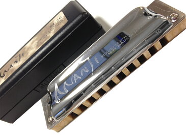 SUZUKI ( スズキ ) 【 マイナー Am 】 MANJI M-20 マンジ 10穴 テンホールズ ハーモニカ ブルースハープ型 日本製 ダイアトニック Blues Harmonica 楽器 ハープ