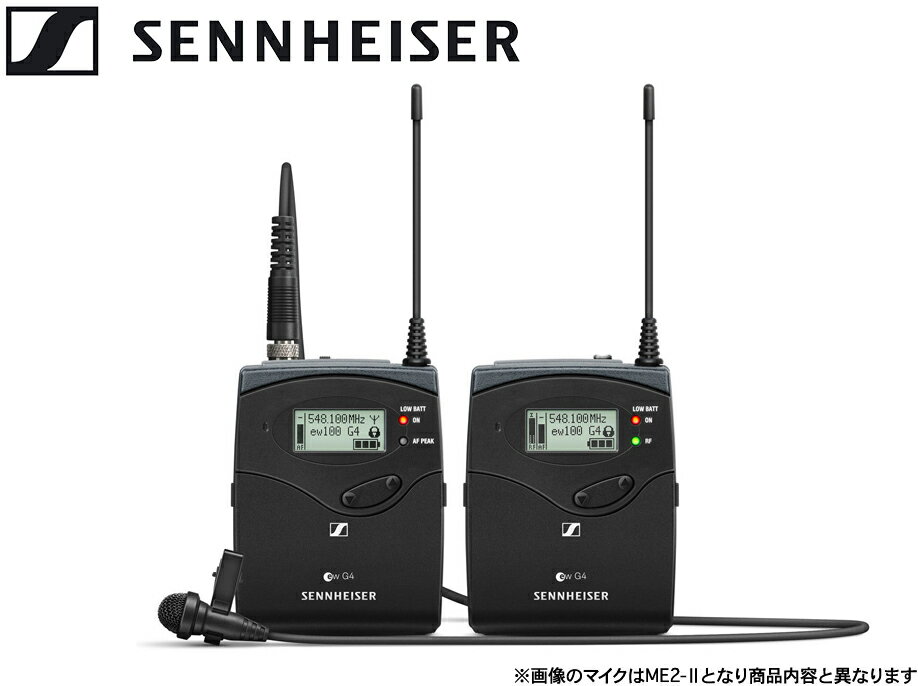 SENNHEISER ( ゼンハイザー ) EW 122P G4-JB ◆ ワイヤレスシステム ポータブル ラベリアマイクセット 【5月10日時点、在庫あり 】
