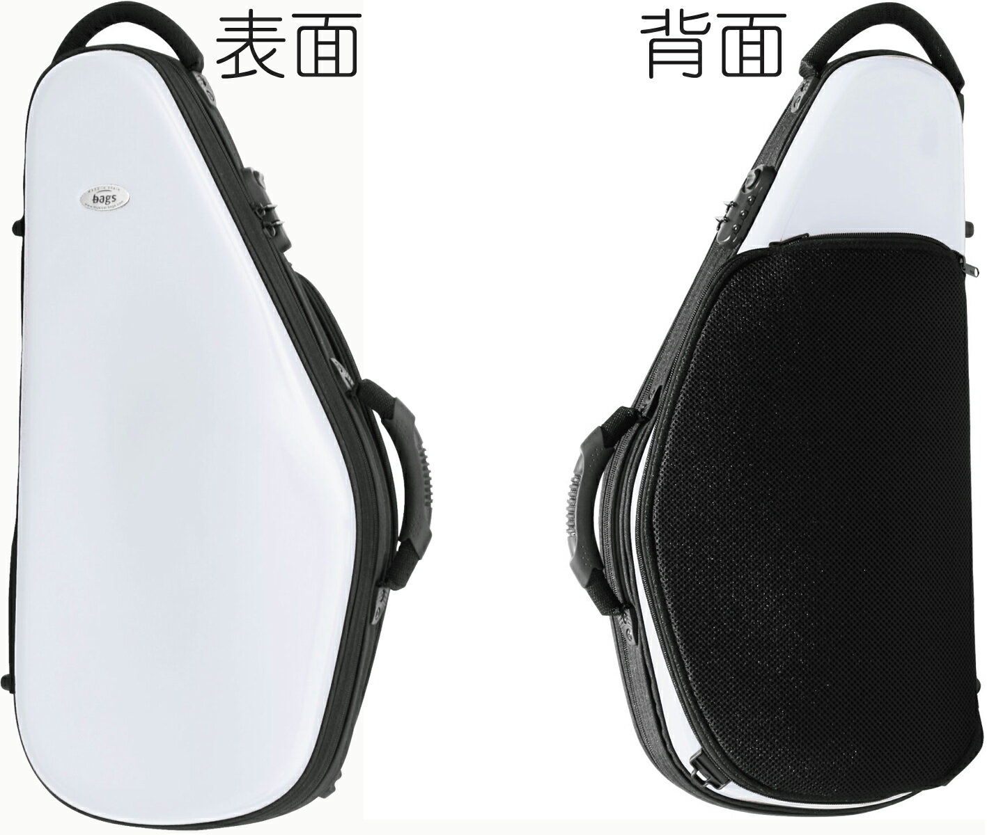 bags ( バッグス ) EFAS WHT アルトサックスケース ホワイト 白色 ハードケース リュック EVOLUTION alto saxophone case white 北海道 沖縄 離島不可