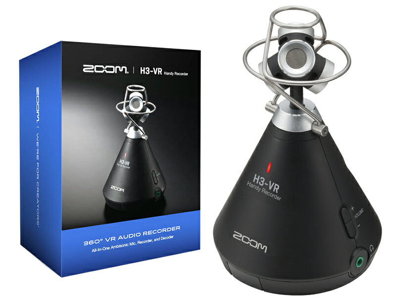ZOOM ( ズーム ) H3-VR 360度 VR ハンディーレコーダー【取り寄せ商品】