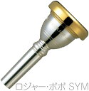 YAMAHA TUBA MOUTHPIECES signature Series　ヤマハ チューバ用 マウスピース シグネチャー シリーズ スタンダードシリーズにはおおよそ9種類、シグネチャーシリーズが8種類ほどのラインナップがあります。※細かい仕様が画像と異なる場合がございます。また全てのメーカーで全ての機種に装着ができる訳ではございません。装着について返品/交換はできません。 &nbsp; ■BOBO-SYM-GP：オーケストラ向きのマウスピースです。 リム内径：32.90mm スロート径：7.50? 純金メッキ仕上げ &nbsp;☆Roger Bobo (ロジャー・ボボ) アメリカの奏者。オーケストラ奏者としても活躍。ボボシリーズとしてスタンダード2種、カスタム2種あり、ボボソロとボボSYM(シンフォニー=オーケストラ向け)というラインナップです。 &nbsp; ●リム厚さ 厚いリムは、唇の支持面積が広 くなるため高音域が容易となり長時間の演奏が可 能になりますが、唇の自由度が制限される分、柔軟性が失われます。反対に薄いリムは、音のコントロールは容易になり幅広い音域をカバーできますが、リムが 唇に食い込んでしまうと疲れやすくなる傾向があります。一般的に初心者は中庸な厚さのリムを選択することが無難ですが、個人差もありますので、違和感がな く、自然に楽に演奏でき疲れにくいタイプを選んでください。 ●リム内径 リム内径は小さいほど、高音域の演奏が容易で耐久性に優れていますが、音量は小さくなります。逆に大きいほど、低音域が容易で音量も増えますが、耐久性は劣 るようになります。一般にシンフォニーオーケストラのプレイヤーは大きいサイズを好み、吹奏楽は中庸、ジャズのビッグバンド奏者は小さいサイズを使用する 傾向があります。しかし、最初から高音域出したいために極端に小さいサイズを使用すると、マウスピースを無理に押しつけて高音を出す誤った奏法を身につけ てしまう恐れがありますので、注意を要します。 ＊&ldquo;リム内径の大きなマウスピースを使ってい る奏者ほど上手なプレイヤーである&rdquo;といった誤った認識が少なからずあるようです。確かに大きいサイズのマウスピースを利用するには、&ldquo;強い&rdquo;唇が必要で すが、音楽ジャンルによって求められる良い音は変化し、プレイヤーはその理想の音を出すためにマウスピースや楽器を必死になって選ぶのです。一般にジャズ プレイヤーに好まれる小さいマウスピースとシンフォニーオーケストラのプレイヤーに好まれる大きなマウスピースとを比較するのは無意味です。さらに言え ば、リム内径の基準は音楽ジャンルのみにあるのではなく、奏者自身のなかにこそ存在するのであり、各個人が自分の求める音のイメージを持つことが大切で す。 ●スロート ス ロートは、マウスピース内径でいちばん細い部分であるため、音圧が最大点となります。したがってこの部分の内径や長さが、抵抗の量に大きな影響を与えてい ます。一般に細く長いスロートは、抵抗が強くスピード感のある明るい音色になり、高音域の演奏が容易です。太く短いスロートは、暗めの音色で大音量が得ら れますが、抵抗が少なく疲れやすくなる傾向があります。 初心者の場合、自分が吹きやすいことを抵抗がない、吹きにくいことを抵抗があると判断しがちですが、これはその人にとっての違和感であり、本来の抵抗とは違うので注意を要します。 ●リムバイト アタックの明確さや音程のコントロールに大きな影響を持つ部分です。バイトのシャープなマウスピースは、正確な発音が可能となり充実した音が得られ、音程も 安定しますが、シャープすぎると唇の柔軟性が妨げられ、滑らかな音の移行が難しくなります。また、強くマウスピースを押しつけると唇を傷つけてしまう恐れ もあります。逆にバイトが丸く不明確なものは、音の立ち上がりが悪く、安定した音を持続させられなくなります—。このことは弦楽器を思い浮かべれば容易に 理解できるでしょう。バイオリンの弦を指でしっかりと押さえておかないと、音がぼんやりとし音程が不安定で、充実した音をつくれないことと、同様です—。 つまり、リムバイトは、唇の振動をしっかりと支える役目を果たしているのです。 ●カップ 浅 いカップは明るい音色で高音域の演奏が容易になりますが音量は小さく、逆に深いカップは暗めの音色で低音域が出しやすく大音量が得られます。また、カップ はその形状によってUカップとVカップの2タイプに分けられます。Uカップになるほど、明るい音色で高音域が楽になり、Vカップに近づくほど暗めの音色で 低音域が楽になります。 フレンチホルンなどでは、UカップとVカップを組み合わせた形状や、 角度の異なるVカップどうしを組み合わせたような形状のマウスピースもあり、ダブルカップと呼ばれています。ダブルカップでは、高音域を手前の浅いカップ が受け持ち、低音域を奥の深いカップが対応するため全音域で吹きやすく、しかも、やや暗めの音色になります。 カップ内部に傷や深い切れ目の入ったものは、スムーズな息の流れを妨げる恐れがあります。これは、総型のカップカッターなどでマウスピースを製作する場合によく発生します。 ●シャンク シャンクのテーパーが楽器のレシーバーのテーパーとぴったり合っていることが前提です。シャンクの太さは、楽器に対してどのくらいマウスピースが入るかを決定 するため、全体のピッチや個々の音程、さらには吹奏感にも関与します。このため、適正な入り深さでグラツキのないマウスピースを選ぶことが重要です。 ●バックボア バックボアは吹込管の内径に対応して複雑な広がりを持ち、特に、高音域の音程に影響します。また、バックボアの太さによって音色と抵抗感が変化します。一般に バックボアの細いマウスピースは、明るめの音色になり抵抗が増し、高音域の演奏が容易になります。逆に太いものは、暗めの音色で抵抗が減少し、低音域の演 奏が容易になります。 ●リムカンター 直接、奏者の唇が触れるため、いちばん敏感に反応を示す部分です。一般に比較的フラットでリム幅の中心よりやや内側に頂点を持つタイプが好まれています。こ れはマウスピースを口に当てた時に自然にリムバイトを意識することができ、安定感が生まれるためです。リムカウンターに傷や凹みがあると、唇のスムーズな 振動を妨げるため注意しましょう。 ●ショルダー 一般にUカップは鋭いショルダーを持ち、適度な抵抗感があり、輪郭のはっきりした明るい音色となります。また、Vカップは丸く滑らかなショルダーで、抵抗が少なく柔らかで暗い響きになります。 種類が豊富なのは「楽器・個人との相性」「演奏する楽曲」「求める音」によって使い分ける方や好みのものを使うからであって、一概にどれが良い、どれが悪いということではありません。 初心者が高音が出にくいからという理由だけで、練習をせず高音が出やすいマウスピースを選ぶということでもありません。 初心者はまず、一般的な一番スタンダードなもので低音から高音まで出るようになって、はじめて自分の好みや求める音色が出るマウスピースを買いましょう。 学校で楽器の貸し借りなどをされている学生さんにはマウスピース単品の購入はおすすめです。 &nbsp; マウスピースだけで鳴らすと、唇を振るわせて音が出るので「ブー」といった音です。家での練習などはマウスピースだけで行うのもおすすめ。 &nbsp; 元々口の形で音階を変える楽器でもあるので、マウスピースだけで音階がしっかり出るようになれば、本体を装着してもしっかり音が出せるようになるはず！ &nbsp; マウスピースはどれも同じに見えますが、実はサイズや形状が微妙に異なり、それによって吹き心地が変わります。 &nbsp; 「音が出しやすいマウスピース下さい。」などと言われることがありますが、出しやすい、出しにくいは人それぞれで、また高音、低音、中音域どこが出しやすいかもマウスピースの特性によって異なります。 ソロが吹きやすい(音の立ち上がりが早い)もの、ロングトーンの安定感があるもの(ハーモニー重視)、どういう演奏でどういったものが自分に合っているかは自分で確かめていくしかありません。 その自分の求めているものを分かるようになるためにはやはり練習が必要になります。