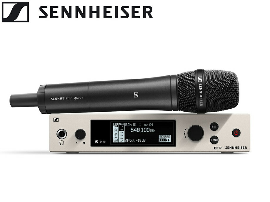 SENNHEISER ( ゼンハイザー ) EW 500 G4-935-JB ◆ ワイヤレスマイクシステム ボーカルセット (SKM 500/935付属) SW無【EW500G4-935-JB】【5月10日時点、在庫あり 】 ［ ワイヤレスシステム ］