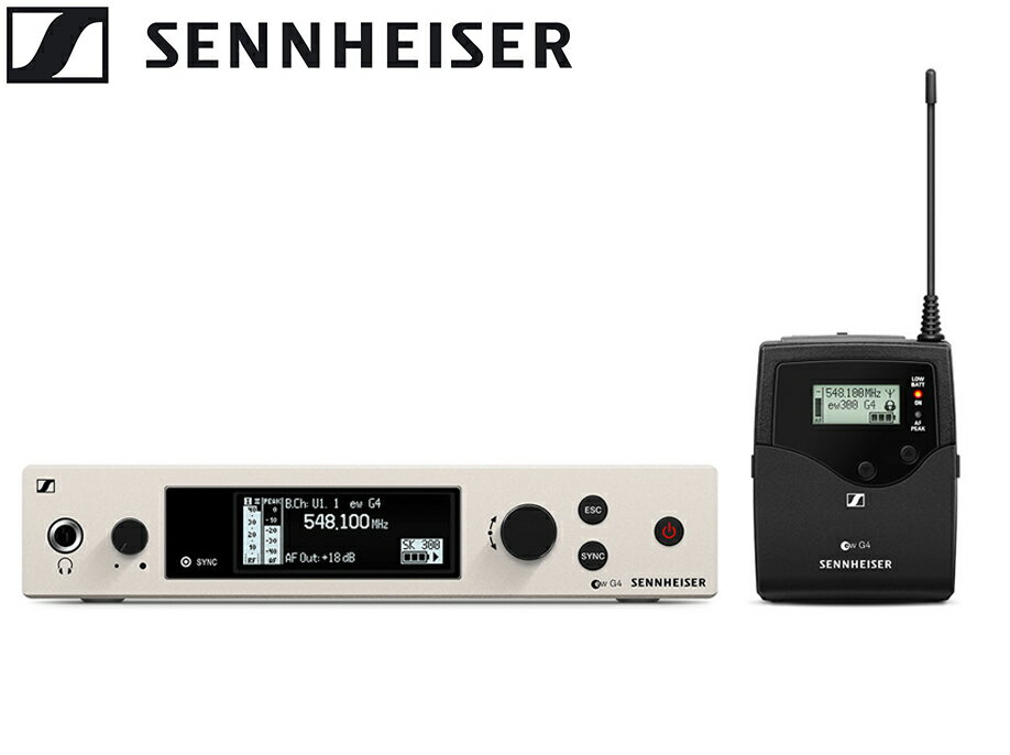 SENNHEISER ( ゼンハイザー ) EW 300 G4-BASE SK-RC-JB ◆ ワイヤレスマイクシステム ベースセット- SK【EW 300 G4-BASE SK-RC-JB】【5月10日時点 在庫あり 】 ［ ワイヤレスシステム ］［ 送料無料 ］