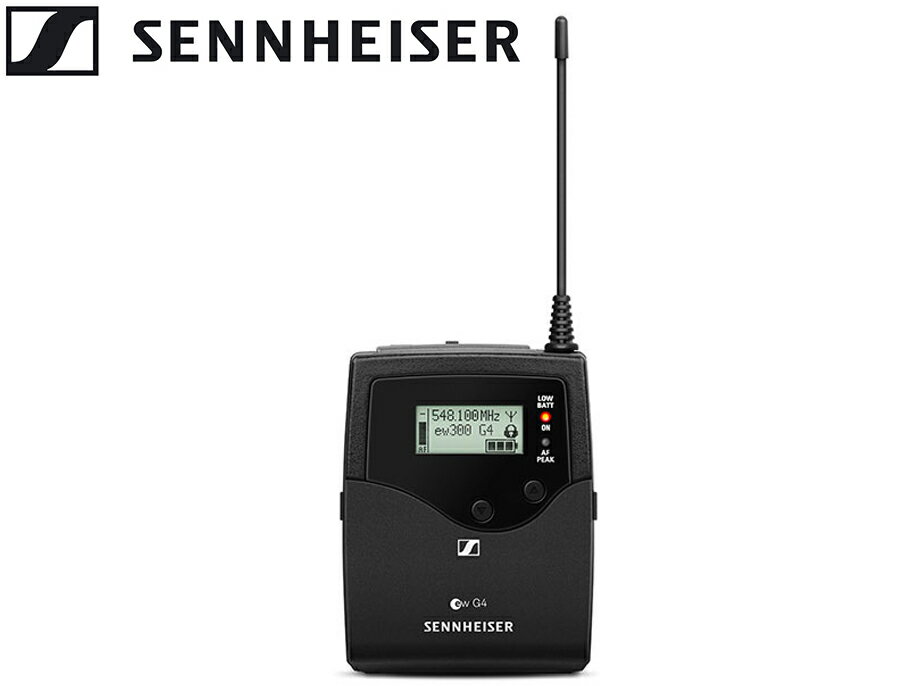 SENNHEISER ( ゼンハイザー ) SK 300 G4-RC-JB ◆ ワイヤレス送信機 EW 300シリーズ【SK300G4-RC-JB】 ［ ワイヤレス オプション ］［ 送料無料 ］