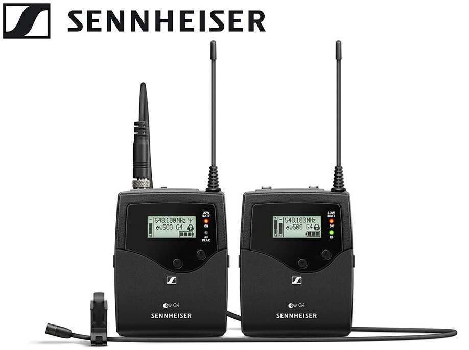 SENNHEISER ( ゼンハイザー ) EW 512P G4-JB ◆ ポータブルラベリアセットPRO　(SK 500/MKE 2-ew付属) 【5月10日時点、在庫あり 】 ［ ワイヤレスシステム ］