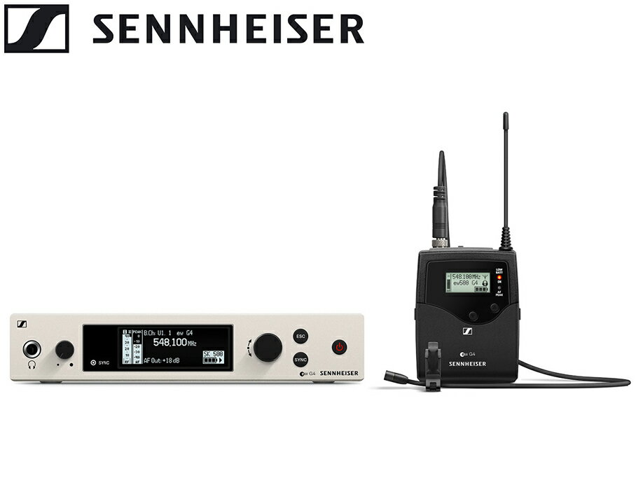 SENNHEISER ( ゼンハイザー ) EW 500 G4-MKE2-JB ◆ ラベリアセット （SK 500/MKE 2-ew付属） 【EW500G4-MKE2-JB】【5月10日時点、在庫あり 】 ［ ワイヤレスシステム ］