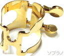 HARRISON ハリソン リガチャー ソプラノサックス 金メッキ ラバー用 SGP soprano saxophone Ligature GP gold pl...