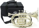 J Michael ( Jマイケル ) TR-400PSL 銀メッキ ポケットトランペット 新品 アウトレット ミニ トランペット 管楽器 Bb mini pocket trumpet　北海道 沖縄 離島 同梱 代引き不可 1