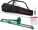 PINSTRUMENTS PBONE1G トロンボーン グリーン Pボーン 細管 P-BONE プラスチック B♭ テナートロンボーン Tenor Trombone Green セット A　北海道 沖縄 離島不可