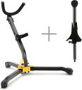 Hercules ( n[LX ) DS530BB TbNXX^h DS503B \vmTbNX A_v^[ Zbg Ag ei[ X^h Alto Tenor saxophone stand@kC  s