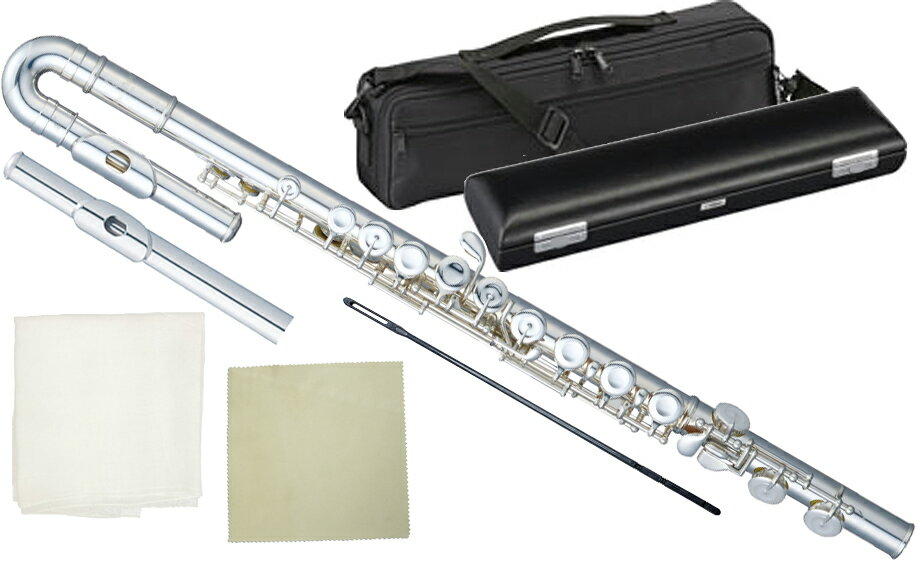 Pearl Flute ( パールフルート ) PF-505EUS U字管 フルート ストレート頭部管 セット プレスト Eメカニズム カバード Presto PF505EUS U字頭部管　北海道 沖縄 離島不可