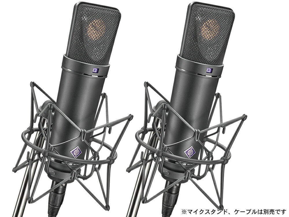 NEUMANN ( ノイマン ) U87 Ai mt STEREOSET ◆ ブラック【国内正規品】【［ U 87 Ai mt STEREOSET ］】【代金引換 不可 】