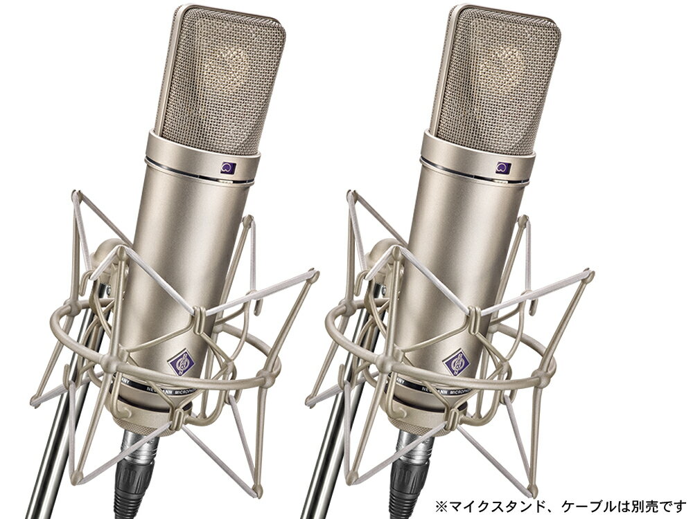 NEUMANN ( ノイマン ) U87 Ai STEREOSET 国内正規品 3年保証 サスペンション アルミケース同梱のステレオセット【U 87 Ai STEREOSET 】【代金引換 不可 5月10日時点、在庫あり 】