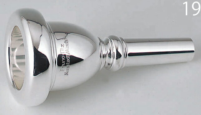 B.TilZ ( ティルツ ) 19 チューバ マウスピース バコ 銀メッキ 92 BAKO SP Tuba mouthpiece　北海道 沖縄 離島不可