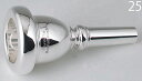 Bruno Tilz french TUBA MOUTHPIECES BAKO Series　ブルーノ ティルツ チューバ用 マウスピース バコモデル 銀メッキ仕上げ ティルツ社は、ドイツ、ヨーロッパを代表するマウスピース専門メーカーです。金管マウスピースのあらゆるモデルを製造し、デザイン、金属などすべての分野において響きのバランスを追求、その豊富がモデルバリエーションは1500種類以上にもなります。 &nbsp; &nbsp;モデル/カップサイズ/ボアサイズ/カップ深さ/リム/その他 &nbsp;No. 25モデル：BAKO楽器：チューバカップ内径：30.6mm銀メッキ仕上げ(SP) &nbsp;〜深さの表記参考〜 M=ミディアム 中位 MS=ミディアムシャロー 中浅 MD=ミディアムディープ 中深 MT=ミディアムフラット &nbsp; &nbsp;〜仕上げについて〜 銀メッキ 金メッキ 共にラインナップがございます。 &nbsp;〜チューバの売れ筋〜 24AW、24Wが定番です。 &nbsp;〜ラインナップ〜 No.7　カップ内径 33.25mm No.12　カップ内径 32.75mm No.18　カップ内径 32mm No.19　カップ内径 33.5mm No.22　カップ内径 31.6mm No.24W、No.24AW　カップ内径 31.3mm No.25 カップ内径 30.6mm No.30E　カップ内径 30mm No.32E　カップ内径 29.5mm &nbsp; &nbsp;※以下サイズについては国内代理店でのカタログ情報ですが本国サイトなどとは情報が異なっていたり、また販売店によって表記の違いが存在しています。よって実際には多少の違いがある場合がございます。 &nbsp; &nbsp; &nbsp; ☆数字はカップの直径の大小を表します。数字が大きくなるほどカップの直径は小さくなります。 ☆数字の後のアルファベットはカップの種類を表しています。アルファベットが付かないモデルも存在します。 &nbsp;※細かい仕様が画像と異なる場合がございます。また全てのメーカー、全ての型番に装着ができる訳ではございません。装着について返品/交換はできません。 ●リム厚さ 厚いリムは、唇の支持面積が広 くなるため高音域が容易となり長時間の演奏が可 能になりますが、唇の自由度が制限される分、柔軟性が失われます。反対に薄いリムは、音のコントロールは容易になり幅広い音域をカバーできますが、リムが 唇に食い込んでしまうと疲れやすくなる傾向があります。一般的に初心者は中庸な厚さのリムを選択することが無難ですが、個人差もありますので、違和感がな く、自然に楽に演奏でき疲れにくいタイプを選んでください。 ●リム内径 リム内径は小さいほど、高音域の演奏が容易で耐久性に優れていますが、音量は小さくなります。逆に大きいほど、低音域が容易で音量も増えますが、耐久性は劣 るようになります。一般にシンフォニーオーケストラのプレイヤーは大きいサイズを好み、吹奏楽は中庸、ジャズのビッグバンド奏者は小さいサイズを使用する 傾向があります。しかし、最初から高音域出したいために極端に小さいサイズを使用すると、マウスピースを無理に押しつけて高音を出す誤った奏法を身につけ てしまう恐れがありますので、注意を要します。 ＊&ldquo;リム内径の大きなマウスピースを使ってい る奏者ほど上手なプレイヤーである&rdquo;といった誤った認識が少なからずあるようです。確かに大きいサイズのマウスピースを利用するには、&ldquo;強い&rdquo;唇が必要で すが、音楽ジャンルによって求められる良い音は変化し、プレイヤーはその理想の音を出すためにマウスピースや楽器を必死になって選ぶのです。一般にジャズ プレイヤーに好まれる小さいマウスピースとシンフォニーオーケストラのプレイヤーに好まれる大きなマウスピースとを比較するのは無意味です。さらに言え ば、リム内径の基準は音楽ジャンルのみにあるのではなく、奏者自身のなかにこそ存在するのであり、各個人が自分の求める音のイメージを持つことが大切で す。 ●スロート ス ロートは、マウスピース内径でいちばん細い部分であるため、音圧が最大点となります。したがってこの部分の内径や長さが、抵抗の量に大きな影響を与えてい ます。一般に細く長いスロートは、抵抗が強くスピード感のある明るい音色になり、高音域の演奏が容易です。太く短いスロートは、暗めの音色で大音量が得ら れますが、抵抗が少なく疲れやすくなる傾向があります。 初心者の場合、自分が吹きやすいことを抵抗がない、吹きにくいことを抵抗があると判断しがちですが、これはその人にとっての違和感であり、本来の抵抗とは違うので注意を要します。 ●リムバイト アタックの明確さや音程のコントロールに大きな影響を持つ部分です。バイトのシャープなマウスピースは、正確な発音が可能となり充実した音が得られ、音程も 安定しますが、シャープすぎると唇の柔軟性が妨げられ、滑らかな音の移行が難しくなります。また、強くマウスピースを押しつけると唇を傷つけてしまう恐れ もあります。逆にバイトが丸く不明確なものは、音の立ち上がりが悪く、安定した音を持続させられなくなります—。このことは弦楽器を思い浮かべれば容易に 理解できるでしょう。バイオリンの弦を指でしっかりと押さえておかないと、音がぼんやりとし音程が不安定で、充実した音をつくれないことと、同様です—。 つまり、リムバイトは、唇の振動をしっかりと支える役目を果たしているのです。 ●カップ 浅 いカップは明るい音色で高音域の演奏が容易になりますが音量は小さく、逆に深いカップは暗めの音色で低音域が出しやすく大音量が得られます。また、カップ はその形状によってUカップとVカップの2タイプに分けられます。Uカップになるほど、明るい音色で高音域が楽になり、Vカップに近づくほど暗めの音色で 低音域が楽になります。 フレンチホルンなどでは、UカップとVカップを組み合わせた形状や、 角度の異なるVカップどうしを組み合わせたような形状のマウスピースもあり、ダブルカップと呼ばれています。ダブルカップでは、高音域を手前の浅いカップ が受け持ち、低音域を奥の深いカップが対応するため全音域で吹きやすく、しかも、やや暗めの音色になります。 カップ内部に傷や深い切れ目の入ったものは、スムーズな息の流れを妨げる恐れがあります。これは、総型のカップカッターなどでマウスピースを製作する場合によく発生します。 ●シャンク シャンクのテーパーが楽器のレシーバーのテーパーとぴったり合っていることが前提です。シャンクの太さは、楽器に対してどのくらいマウスピースが入るかを決定 するため、全体のピッチや個々の音程、さらには吹奏感にも関与します。このため、適正な入り深さでグラツキのないマウスピースを選ぶことが重要です。 ●バックボア バックボアは吹込管の内径に対応して複雑な広がりを持ち、特に、高音域の音程に影響します。また、バックボアの太さによって音色と抵抗感が変化します。一般に バックボアの細いマウスピースは、明るめの音色になり抵抗が増し、高音域の演奏が容易になります。逆に太いものは、暗めの音色で抵抗が減少し、低音域の演 奏が容易になります。 ●リムカンター 直接、奏者の唇が触れるため、いちばん敏感に反応を示す部分です。一般に比較的フラットでリム幅の中心よりやや内側に頂点を持つタイプが好まれています。こ れはマウスピースを口に当てた時に自然にリムバイトを意識することができ、安定感が生まれるためです。リムカウンターに傷や凹みがあると、唇のスムーズな 振動を妨げるため注意しましょう。 ●ショルダー 一般にUカップは鋭いショルダーを持ち、適度な抵抗感があり、輪郭のはっきりした明るい音色となります。また、Vカップは丸く滑らかなショルダーで、抵抗が少なく柔らかで暗い響きになります。 種類が豊富なのは「楽器・個人との相性」「演奏する楽曲」「求める音」によって使い分ける方や好みのものを使うからであって、一概にどれが良い、どれが悪いということではありません。 初心者が高音が出にくいからという理由だけで、練習をせず高音が出やすいマウスピースを選ぶということでもありません。 初心者はまず、一般的な一番スタンダードなもので低音から高音まで出るようになって、はじめて自分の好みや求める音色が出るマウスピースを買いましょう。 &nbsp; 学校で楽器の貸し借りなどをされている学生さんにはマウスピース単品の購入はおすすめです。 楽器がないからといって、すぐに手の出しやすい安い楽器を買ったりせずコツコツと練習を積んで、自分の耳で楽器の音色を見分けられるようになってからジュピター、ヤマハ以上の楽器を手にされるのがおすすめです。 もちろん人によりけりですので、安い楽器でも価格以上の価値があるものもございます。 &nbsp; マウスピースだけで鳴らすと、唇を振るわせて音が出るので「ブー」といった音です。金管楽器は楽器の音がとても大きいので、家での練習などはマウスピースだけで行うのもおすすめ。 元々口の形で音階を変える楽器でもあるので、マウスピースだけで音階がしっかり出るようになれば、本体を装着してもしっかり音が出せるようになるはず！ &nbsp; マウスピースはどれも同じに見えますが、実はサイズや形状が微妙に異なり、それによって吹き心地が変わります。 「音が出しやすいマウスピース下さい。」などと言われることがありますが、出しやすい、出しにくいは人それぞれで、また高音、低音、中音域どこが出しやすいかもマウスピースの特性によって異なります。 ソロが吹きやすい(音の立ち上がりが早い)もの、ロングトーンの安定感があるもの(ハーモニー重視)、どういう演奏でどういったものが自分に合っているかは自分で確かめていくしかありません。 その自分の求めているものを分かるようになるためにはやはり練習が必要になります。