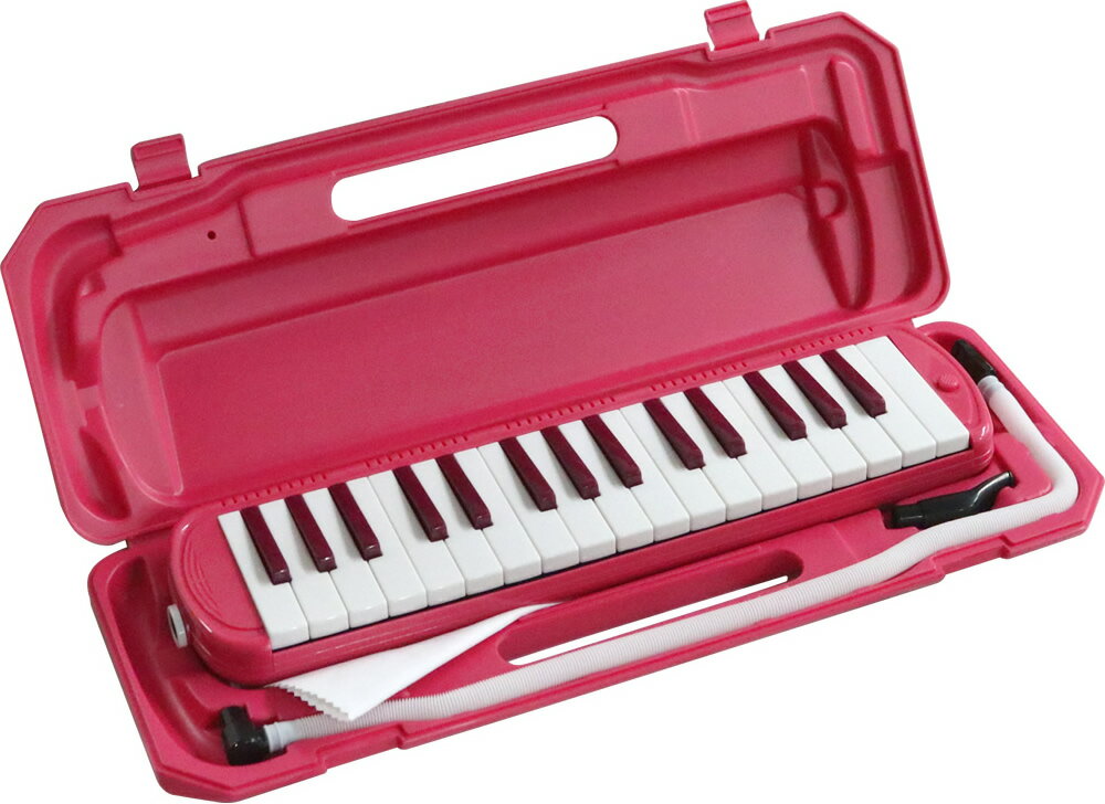 鍵盤ハーモニカ 32鍵 ヴィヴィッドピンク 1台 スタンダード アルト ケンハモ 鍵盤楽器 黄緑色 VPK Vivid pink 楽器　北海道 沖縄 離島不可