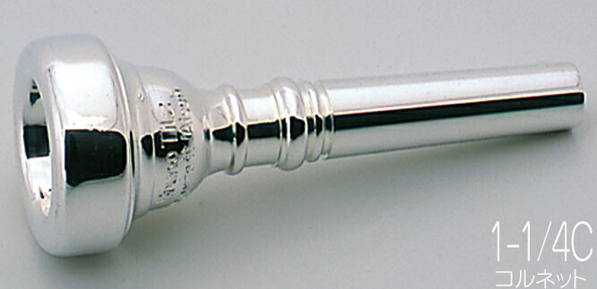金管楽器用アクセサリー・パーツ, マウスピース B.TilZ ( ) 1-14C 1 14C MP BAKO SP cornet mouthpiece long shank 