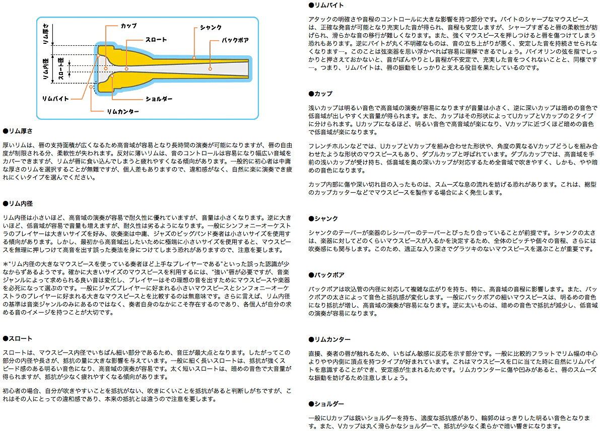 Schilke シルキー 59 太管 バストロンボーン マウスピース 銀メッキ O.Schilke Trombone Euphonium mouthpiece Large shank　北海道 沖縄 離島不可