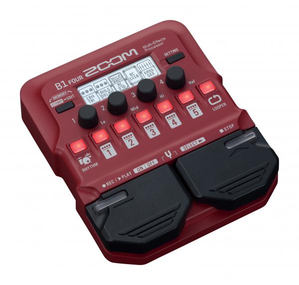 ZOOM ズーム B1 FOUR 新品 マルチフェクター ベース用 ライブ 練習 部活 軽音 自宅