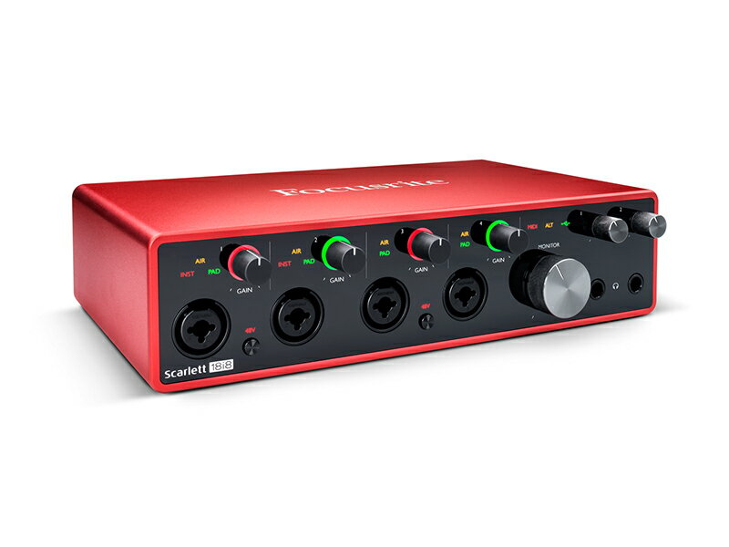 Focusrite ( フォーカスライト ) Scarlett 18i8 (gen3) オーディオインターフェイス DTM DAW【取り寄せ商品 】