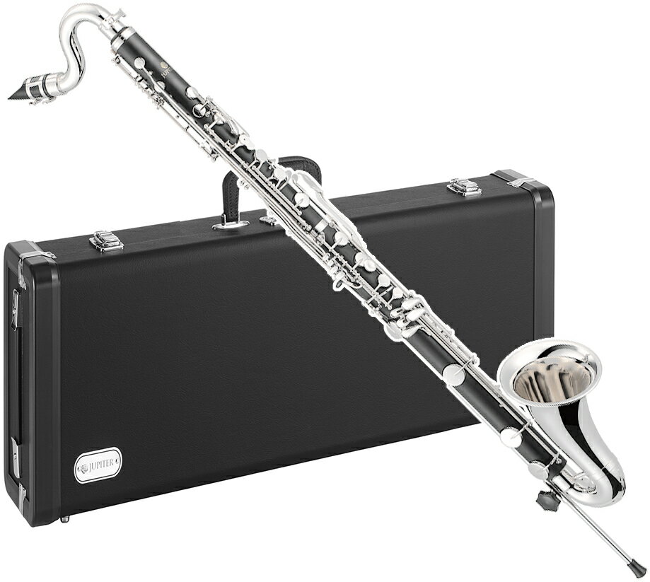 JUPITER ( ジュピター ) JBC1000S バスクラリネット 管楽器 ABS樹脂製 管体 銀メッキ B♭ BASS CLARINET 本体 JBC-1000S　北海道 沖縄 離島不可