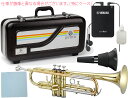 JUPITER ( ジュピター ) JTR500 トランペット ラッカー 管楽器 B♭ JTR-500 Trumpet gold イエローブラス サイレントブラス SB7X セット B　北海道 沖縄 離島不可