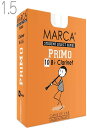 【メール便出荷品】 MARCA ( マーカ ) プリモ B♭ クラリネット用 1.5 リード 10枚入り 1箱 Bb clarinet student reed PRIMO Bフラット クラリネットリード 管楽器 初心者 フランス製 1-1/2 1半　【北海道不可/沖縄不可/離島不可/同梱不可/代引き不可】