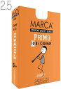 パッケージが異なる場合あり【アウトレット 箱潰れ】【メール便出荷品】 MARCA ( マーカ ) プリモ B♭ クラリネット用 2.5 リード 10枚入り 1箱 Bb clarinet student reed PRIMO Bフラット クラリネットリード 管楽器 初心者 フランス製 2-1/2 北海道 沖縄 離島不可