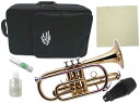 J Michael ( Jマイケル ) CT-420 コルネット 新品 アウトレット ラッカー ショート 管楽器 B♭ short cornet gold セット A　北海道 沖縄 離島 同梱不可