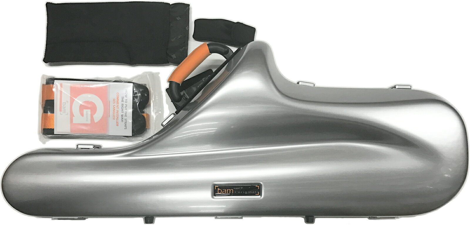 bam ( バム ) DEF4012SA テナーサックス ハード ケース ラ デファンス リュック LA DEFENSE CABINE Tenor saxophone case Brushed Aluminum　北海道 沖縄 離島不可